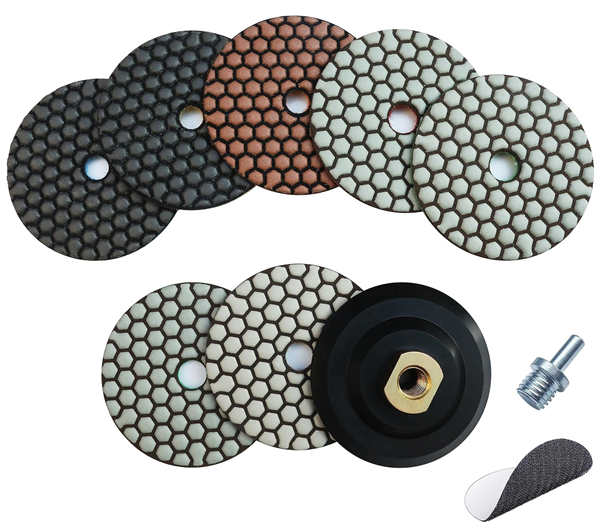 5" Concrete Countertop Heavy Duty Honeycomb Diamond Impregnated Pads for Stone Polisher.jpg